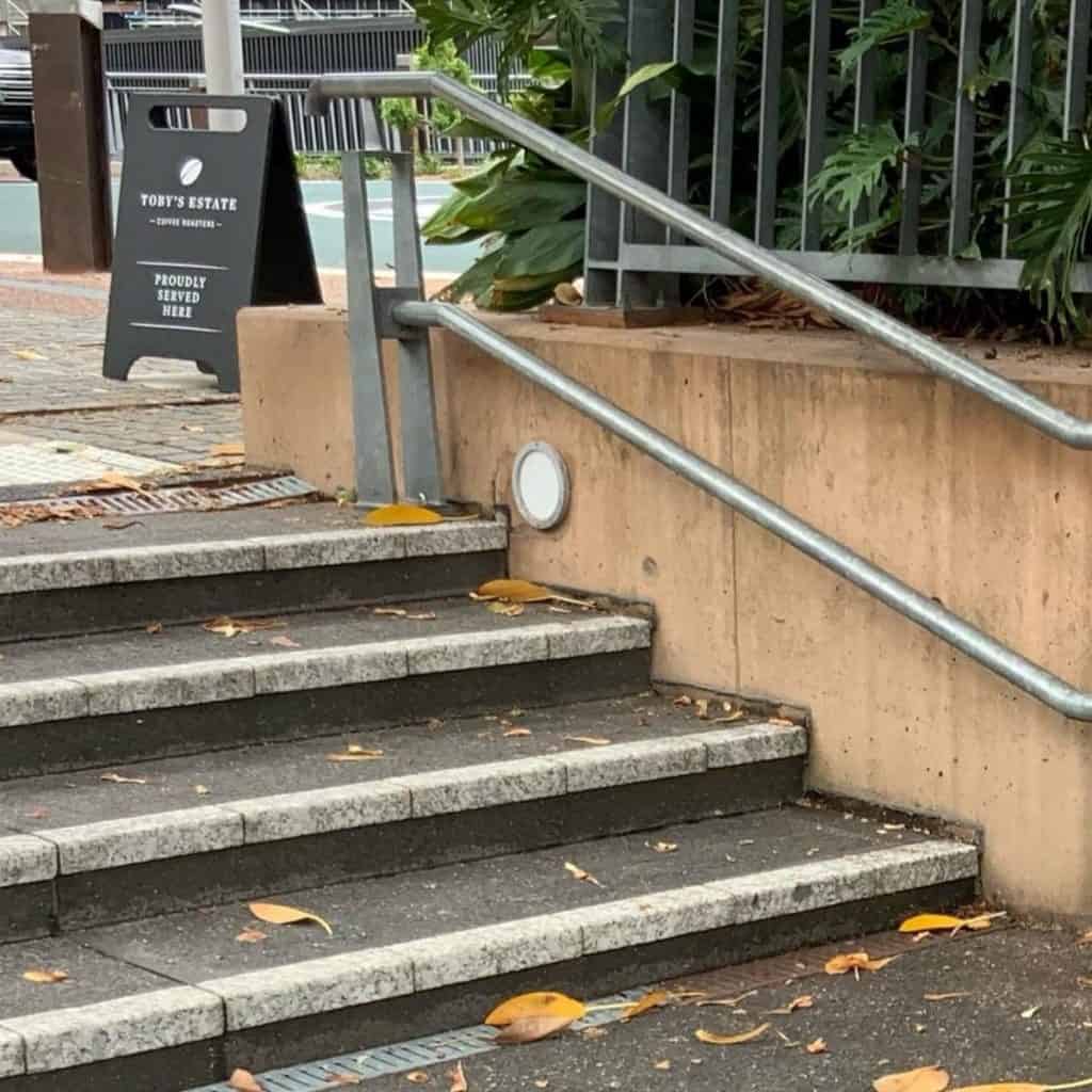 Roma Street stairs before Geopoly was injected